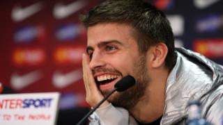 Ciutat Esportiva del Barça. Futbol Roda de premsa de Gerard Piqué