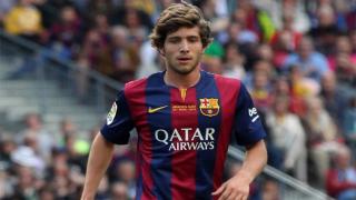 سيرجي روبرتو يشكو من كدمة في كاحله الأيمن