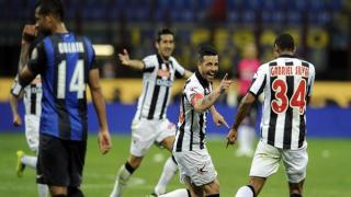 القنوات الناقلة لمباراة انتر ميلان واودينيزي اليوم وموعد توقيت مقابلة النيرازوري ضد علي عدنان والترددات المجانية والمعلق