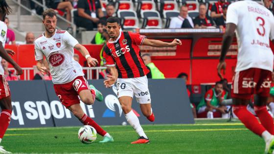 تعادل نيس وبريست في الجولة السابعة من الدوري الفرنسي